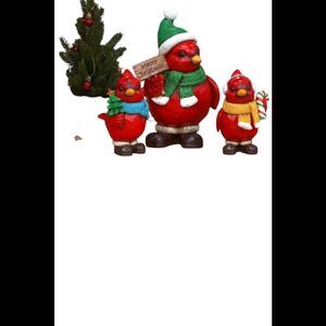 Girl Next Door 3-Pack Holiday Animal Friends Trio Statuary